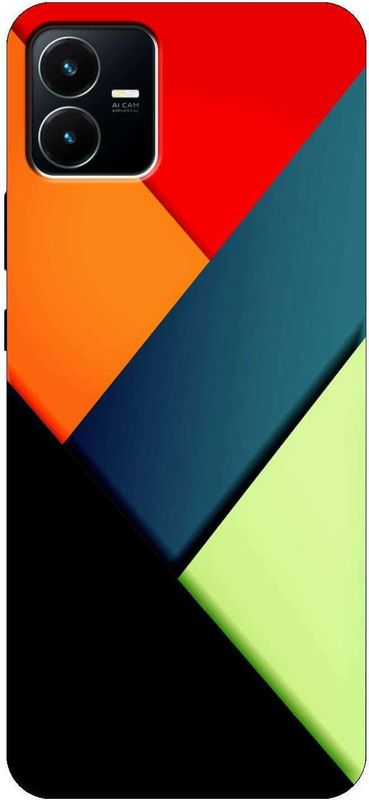 Amstyle Back Cover for Vivo Y22 / Vivo Y22 (4G)  (Multicolor, Dual Protection, Silicon, Pack of: 1)