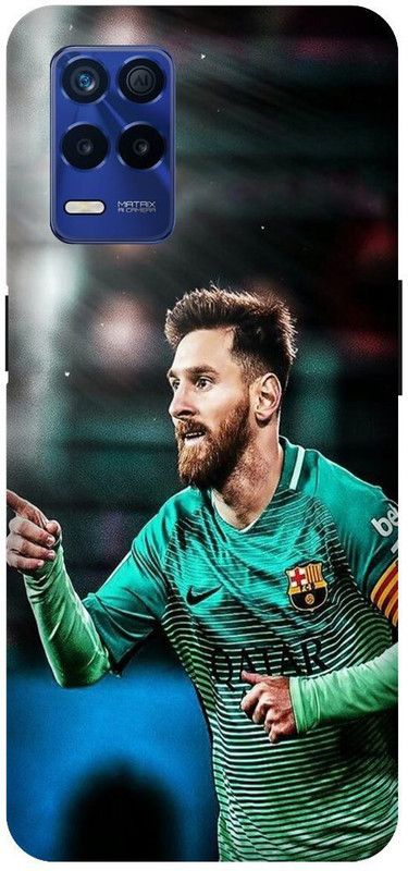 Bluvver Back Cover for Realme Narzo 30 5G,RMX3242, Printed Lione Messi Back Cover  (Multicolor, Hard Case, Pack of: 1)