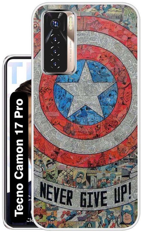 Case Club Back Cover for Tecno Camon 17 Pro  (Red, Grip Case, Silicon, Pack of: 1)