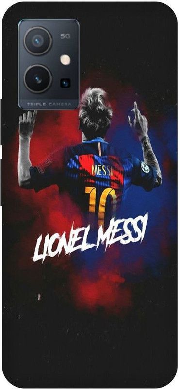 THE NARAYANA COLLECTIONS Back Cover for IQOO U5 5G-V2024A-LIONEL,MESSI,FOOTBALL,SPORTS  (Multicolor, Hard Case, Pack of: 1)