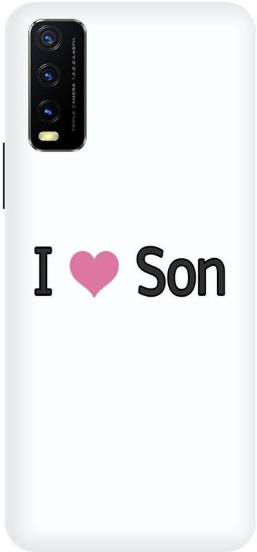 Bluvver Back Cover for Vivo Y12s, V2033, Printed Love son Mobile Back Cover  (Multicolor, Hard Case, Pack of: 1)