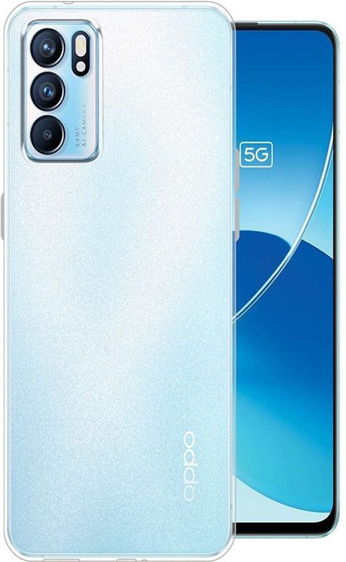 Shining Stars Back Cover for Reno6 Pro 4G  (Transparent, Flexible, Pack of: 1)