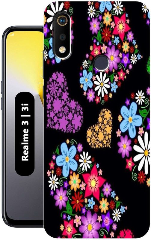 Rstyle Back Cover for Realme 3, Realme 3i  (Multicolor, Dual Protection, Silicon)
