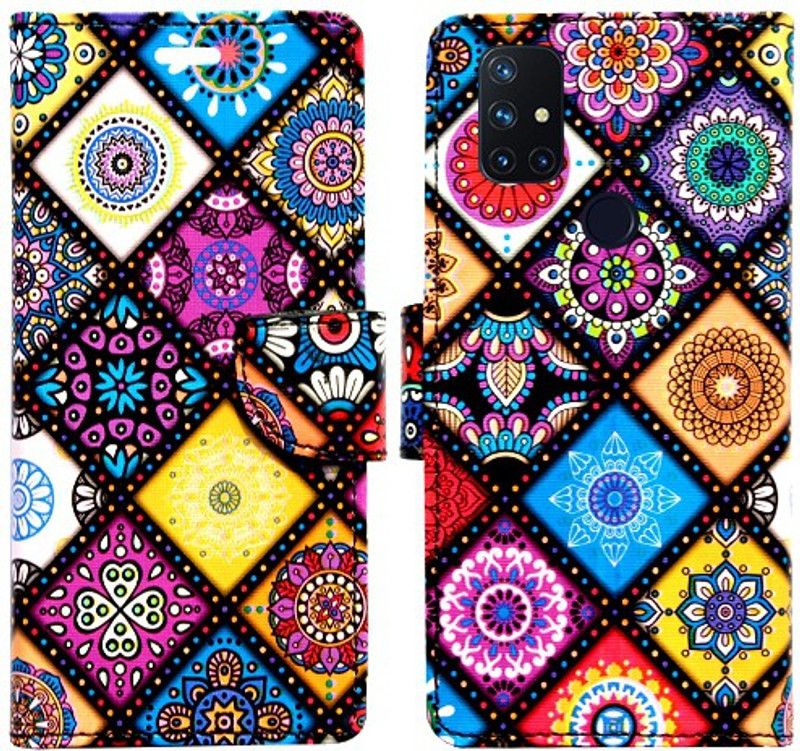 Realgo Flip Cover for Oneplus Nord N10  (Purple, Pack of: 1)