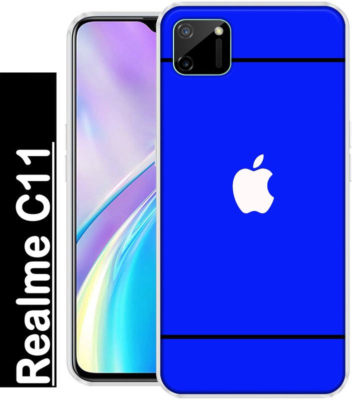 KUDI Back Cover for Realme C11  (Multicolor, Grip Case, Silicon, Pack of: 1)