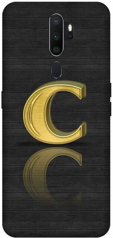 SSMORYA Back Cover for OPPO A5 2020 (C Alphabet) Printed Back Cover  (Multicolor, Waterproof, Pack of: 1)
