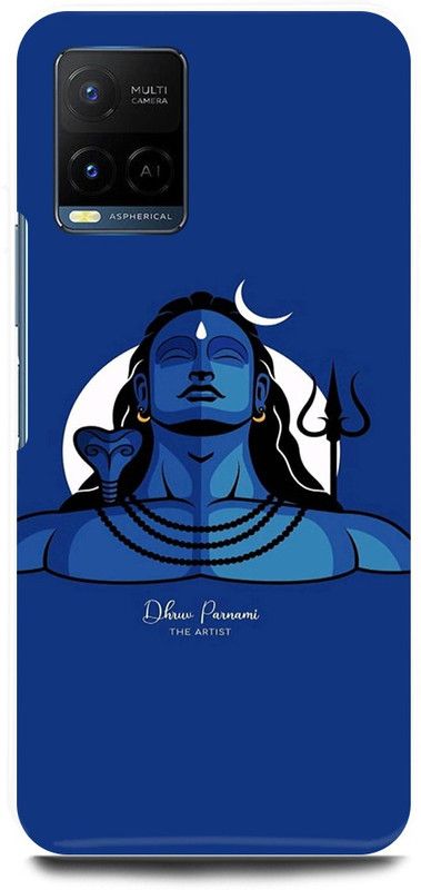 play fast Back Cover for Vivo Y33T, V2146 ADIYOGI, SHIVA, STATUE, SHIVJI  (Blue, Hard Case, Pack of: 1)