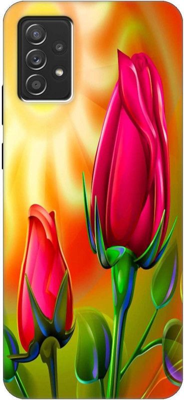 Print maker Back Cover for Samsung Galaxy A52 Back Cover  (Multicolor, Grip Case, Silicon, Pack of: 1)