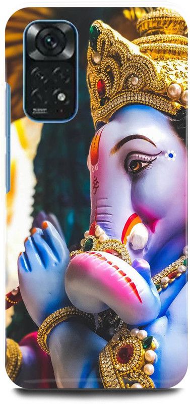 play fast Back Cover for POCO M4 Pro GANESH, JI, GANPATI, GAJANAND, BAPPA, MORIA  (Blue, Hard Case, Pack of: 1)