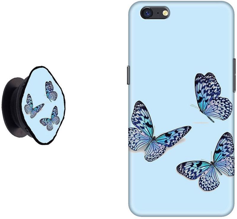 My Swag Back Cover for Oppo A57  (Blue, Cases with Holder, Pack of: 2)