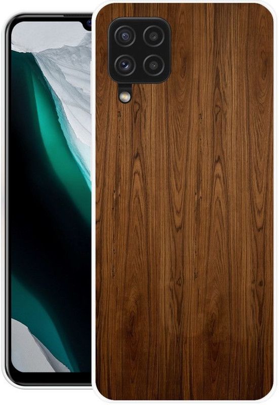 Krtagy Back Cover for Samsung Galaxy A22  (Brown, Dual Protection, Silicon, Pack of: 1)