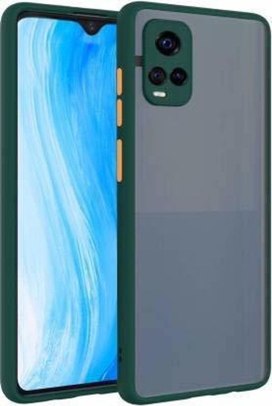 Ceffon Back Cover for Poco F4 (5G)  (Green, Silicon, Pack of: 1)