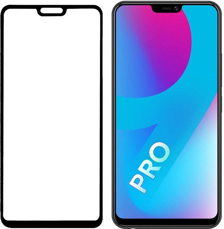 HOBBYTRONICS Edge To Edge Tempered Glass for Vivo V9 Pro  (Pack of 1)