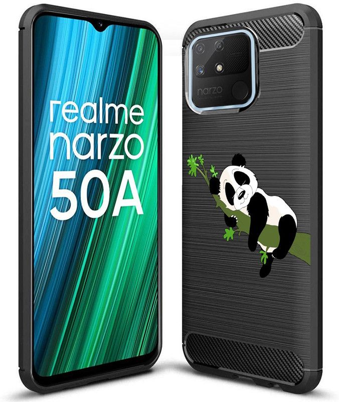 Nainz Back Cover for Realme Narzo 50A  (Multicolor, Rugged Armor, Pack of: 1)