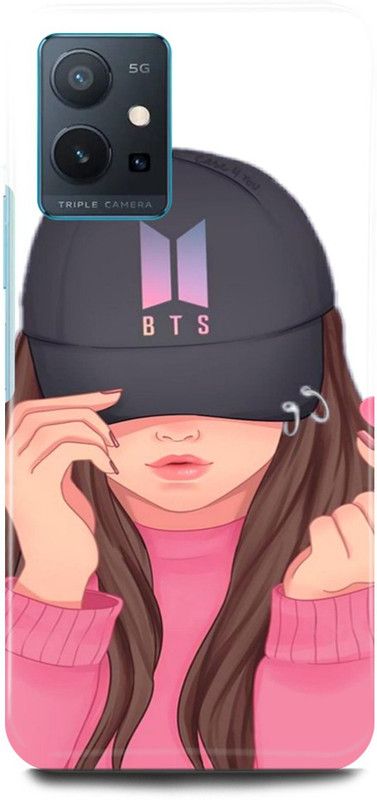 FRONK Back Cover for OPPO K10, CPH2373, BTS, CUTE, GIRL, ARMY, LOVE, MUSIC, KOREAN, SINGERS  (Pink, Hard Case, Pack of: 1)
