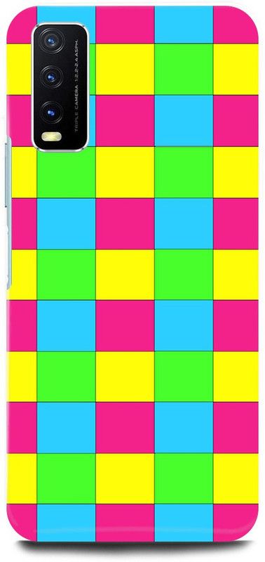 play fast Back Cover for Vivo Y20G, v2065 RAINBOW, PUZZLE, ART  (Multicolor, Hard Case, Pack of: 1)