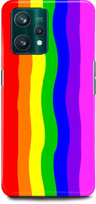 play fast Back Cover for realme 9i, RMX3491 RAINBOW, COLORFUL, ABSTRACT, ART  (Multicolor, Hard Case, Pack of: 1)