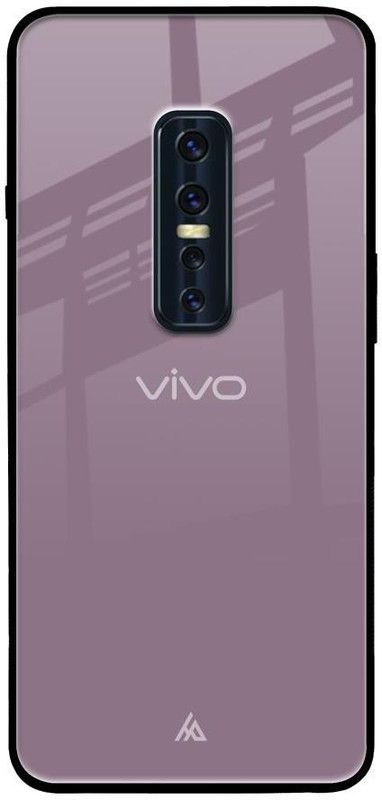 Hocopoco Back Cover for Vivo V17 Pro  (Purple, Grip Case, Silicon, Pack of: 1)