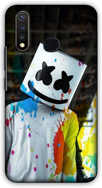 artocus Back Cover for Vivo Y19, Vivo Y19 Marshmellow Printed Back Cover  (Multicolor, Hard Case, Pack of: 1)