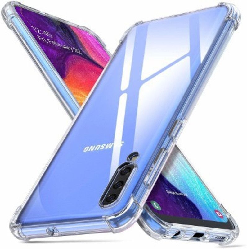 LIKEDESIGN Bumper Case for Samsung Galaxy A50s  (Transparent, Grip Case, Silicon, Pack of: 1)