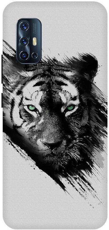 THE NARAYANA COLLECTIONS Back Cover for VIVO V17- 1919-LION,TIGER,KING,CHETA,ANIMAL  (Multicolor, Hard Case, Pack of: 1)