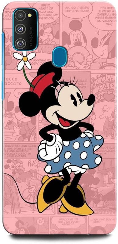 ORBIQE Back Cover for Samsung Galaxy M21 MICKEY MOUSE, DISNEY, CARTOON, CLUBHOUSE, COMIC  (Multicolor, Hard Case)