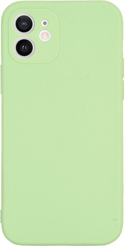 Casebudz Back Cover for Apple iPhone 12  (Green, Flexible, Pack of: 1)