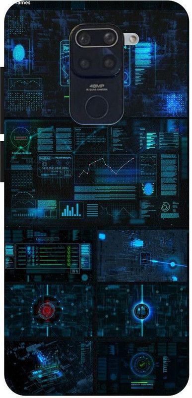 PICHKU Back Cover for REDMI NOTE 9-M2003J15SC-MOBILE,BATTERY,DASHBOARD,BACK,SIDE,PHONE,BOYS,GIRLS  (Blue, Hard Case, Pack of: 1)