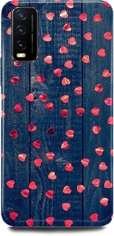 FUGGA Back Cover for Vivo Y20G, V2037, HEART, RED, LOVE, GIRL, HEART, COUPLE  (Multicolor, Hard Case, Pack of: 1)