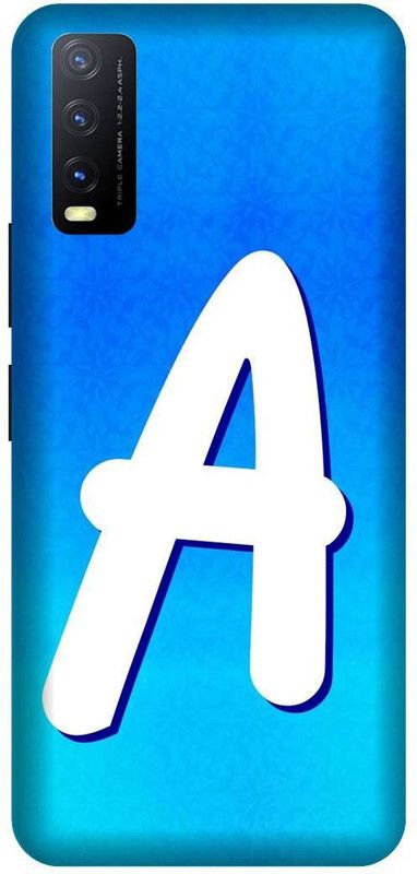 Yoprint Back Cover for Y20A A name logo back cover  (Multicolor, Hard Case, Pack of: 1)
