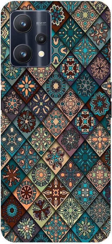 THE NARAYANA COLLECTIONS Back Cover for REALME 9 PRO- RMX3471-SIMPAL,NEW,DESIGNER,PRINT,RANGOLI,ART  (Multicolor, Hard Case, Pack of: 1)