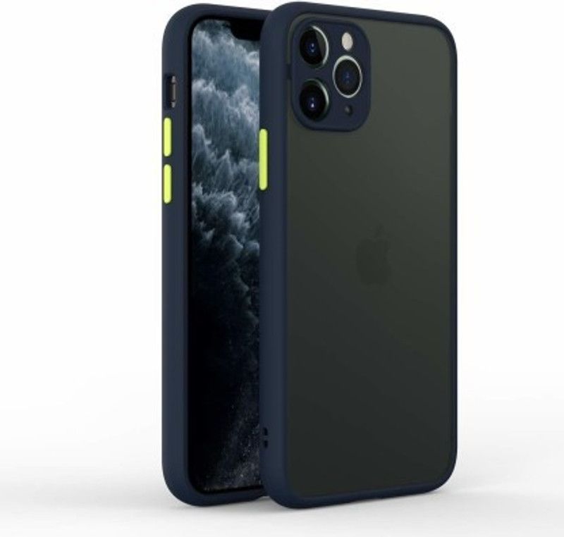 Cermarise Back Cover for Apple iPhone 12  (Blue, Camera Bump Protector, Pack of: 1)