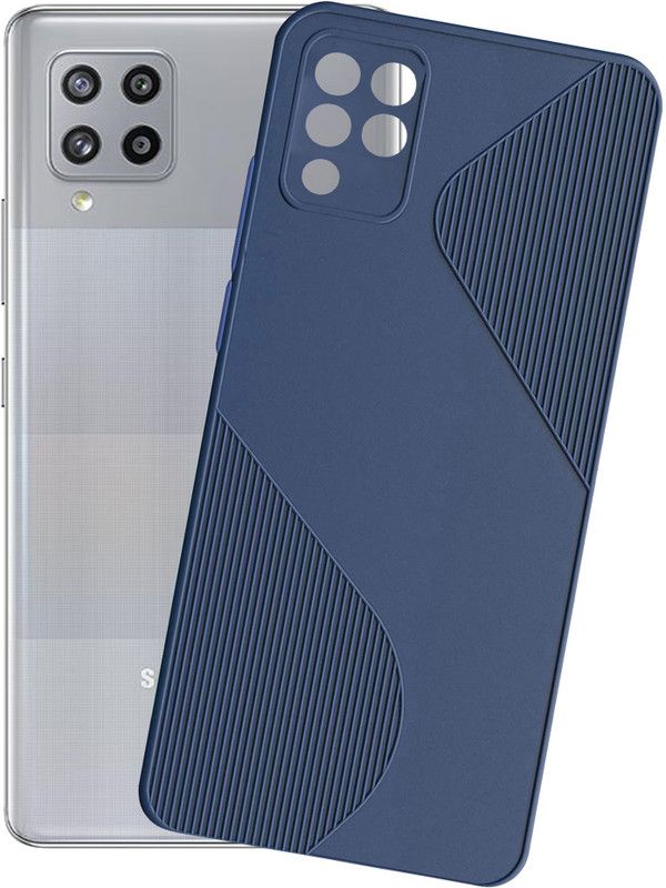Flipkart SmartBuy Back Cover for SAMSUNG Galaxy M42 5G  (Blue, Silicon, Pack of: 1)