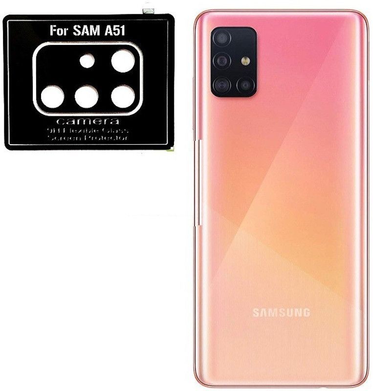S-Hardline Back Camera Lens Glass Protector for Samsung Galaxy A51  (Pack of: 1)