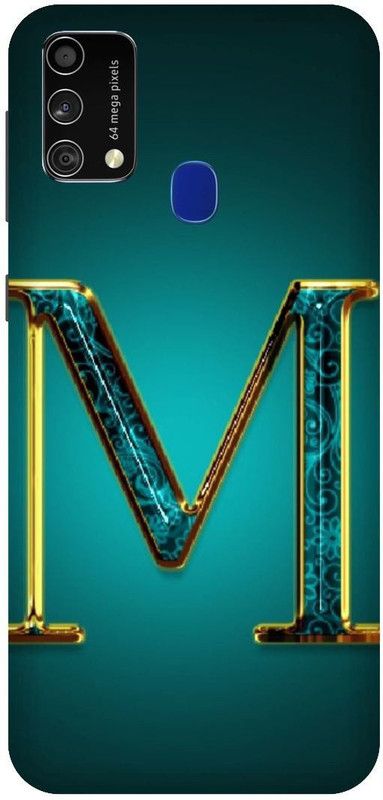 UMPRINT Back Cover for Samsung Galaxy F41 M M latter Alphabet Printed Back Cover  (Multicolor, Hard Case, Pack of: 1)