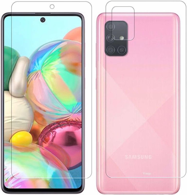 MD COLLECTION Tempered Glass Guard for SAMSUNG A71  (Pack of 2)