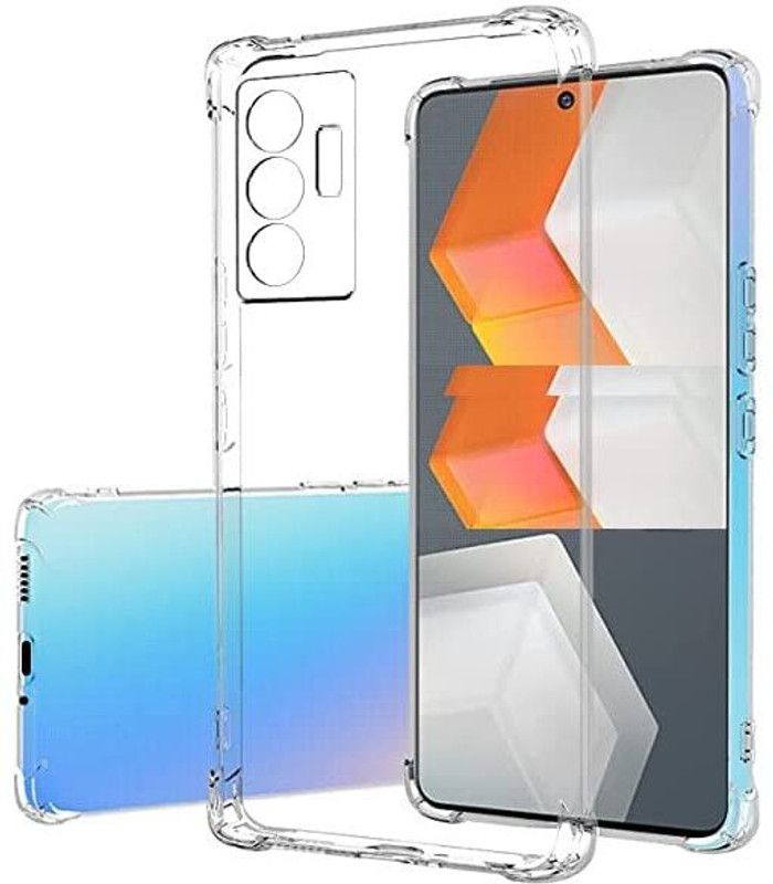 COVERLINE Back Cover for Tecno Pova 3 Bumper Silicon Transparent Case  (Transparent, Shock Proof, Silicon, Pack of: 1)