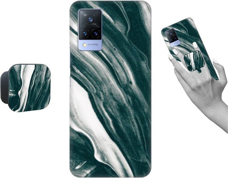 Coberta® Back Cover for Vivo V21 5G  (Multicolor, Cases with Holder, Pack of: 1)