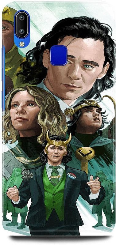 JUGGA Back Cover for Vivo Y93, 1814, LOKI, AVENGERS, VILLIAN, WEB, SERIES  (Green, Hard Case, Pack of: 1)