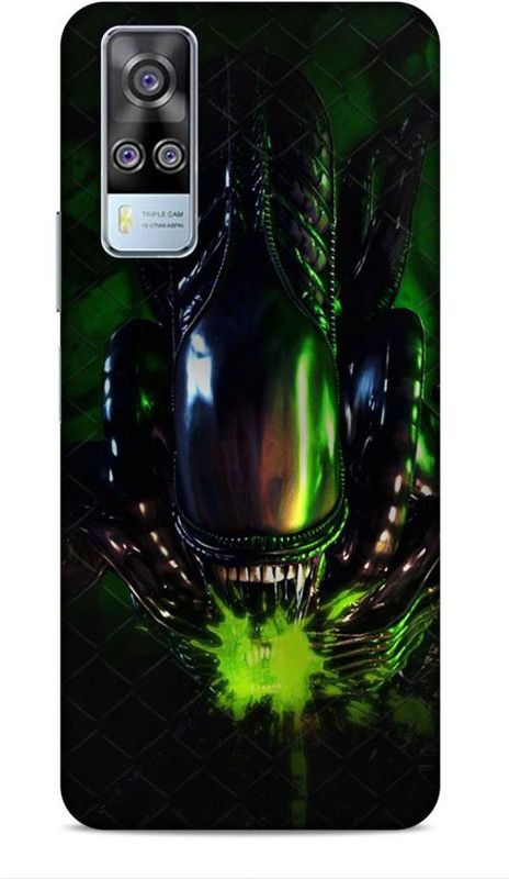 Keviv Back Cover for VIVO Y51, Vivo Y51A, Vivo Y31  (Black, 3D Case, Pack of: 1)
