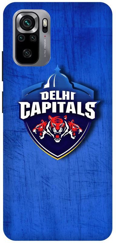 DIKRO Back Cover for REDMI Note 10S, MZB08PLIN, DELHI, CAPITALS, IPL, TEAM, LOGO  (Blue, Hard Case, Pack of: 1)