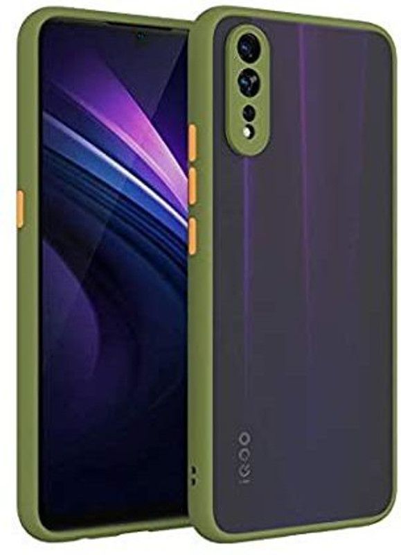 YOCOLOURS Back Cover for Vivo S1  (Green, Pack of: 1)