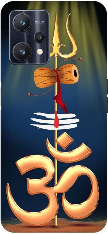 THE NARAYANA COLLECTIONS Back Cover for REALME 9 PRO- RMX3471-OM,NAMAH,SHIVAY,MAHADEV,NEON  (Multicolor, Hard Case, Pack of: 1)