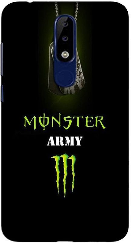 CROKIAN Back Cover for Nokia 6.1 Plus Monster army Back Cover  (Multicolor, Hard Case)
