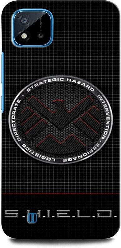 GRAFIQE Back Cover for Realme C11 2021 SHIELD LOGO, LOGO, CAPTAIN AMERICA, MARVEL  (Multicolor, Shock Proof, Pack of: 1)