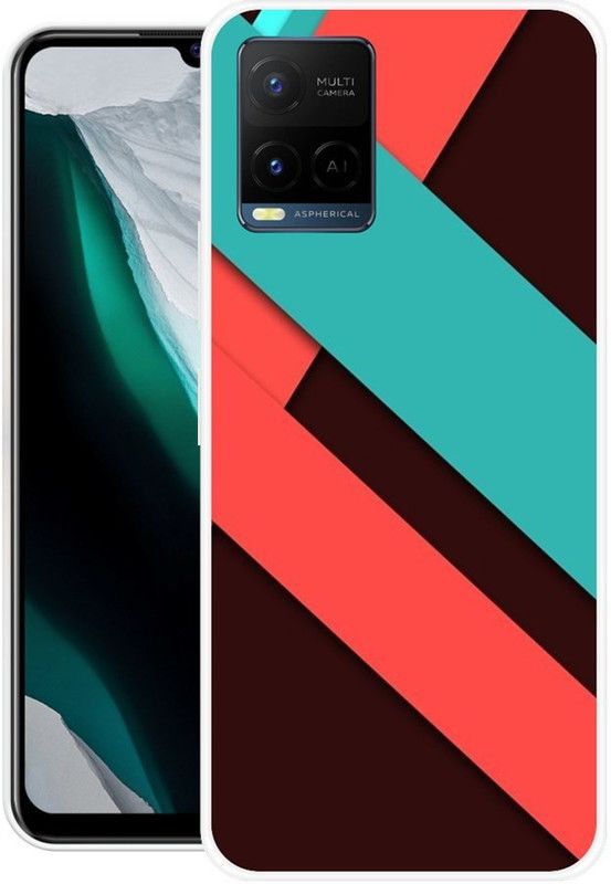 vaidik Back Cover for Vivo Y21 2021  (Multicolor, Dual Protection, Silicon, Pack of: 1)
