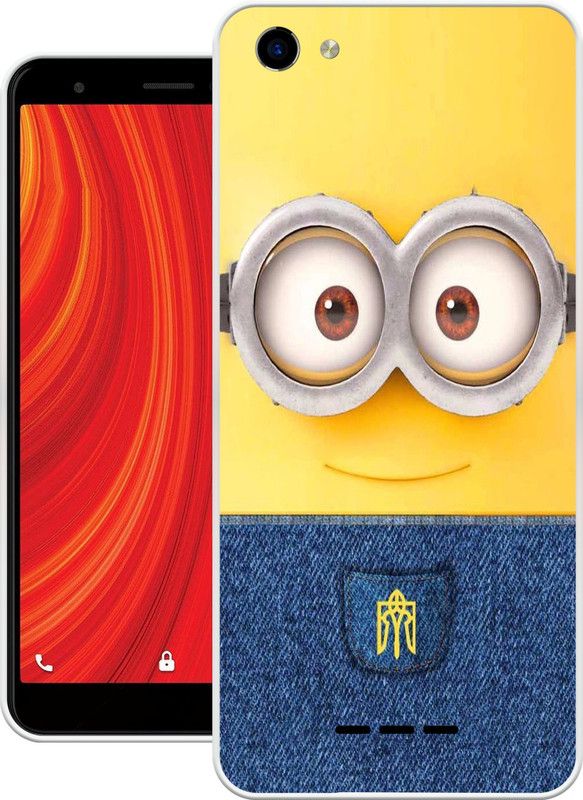 Print maker Back Cover for Lava Z61  (Multicolor, Grip Case, Silicon, Pack of: 1)