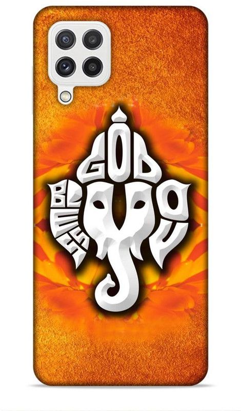 Keviv Back Cover for Samsung Galaxy A22, Samsung Galaxy A22 4G  (Orange, White)