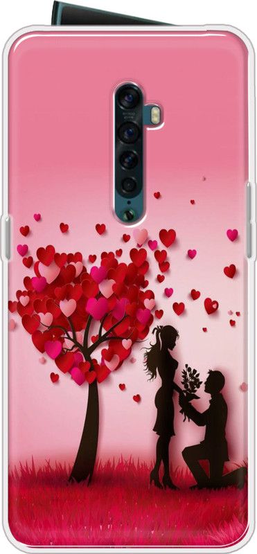 Hansviprint Back Cover for OPPO Reno 2  (Multicolor, Grip Case, Silicon, Pack of: 1)