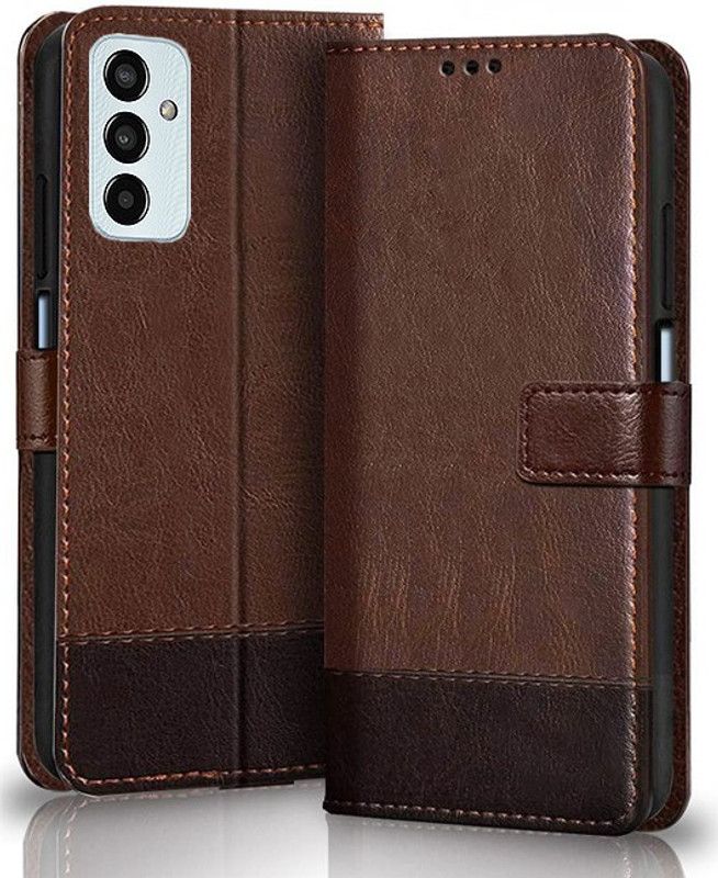 RK Seller Back Cover for Samsung Galaxy F13  (Brown, Grip Case, Pack of: 1)